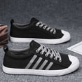 thumbnail image 5 of Men'S Low-Top Lace-Up Canvas Sneakers, Stylish And Comfortable Walking Shoes That Are Breathable And Perfect for Casual Wear, 5 of 7