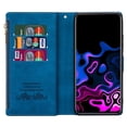 thumbnail image 2 of Pour Xiaomi Redmi Note 13 Pro 5G/Poco X6 5G Étuis de Cellulaire avec Poche à Fermeture Éclair et Couleur Contrastée, 2 of 5