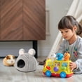 thumbnail image 4 of Casita de peluche cálida con forma de rata para hámsteres, chinchillas, ratones y hámsteres., 4 of 8