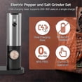 thumbnail image 3 of Rechargeable Electric Salt and Pepper Grinder Set (with Charging Base),kuo lu, 3 of 5