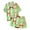 Green, variant on Luvoko Child Pajamas Casual Bow Tie Printed Pajamas For Girls Cute Fashion Outfits Kids Outfit Big Blankets for Baby Girl Pants Hoodie Checke Crop Tops Girls 2t Clothes I Woke up This Cute Spearmint