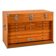 thumbnail image 2 of Gerstner International Commode en Bois Dur 11 Tiroirs avec Couvercle avant, Chêne Rouge, 2 of 6