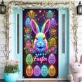 thumbnail image 6 of Under 10 Dollars! YZEGDCH Easter Door Curtain, Bunny Eggs Door Curtains for Doorways, Spring Easter Hanging Decorations Applicable Bedroom Room Living Room Doorway, Easter Gift for K!ds Women Men, 6 of 9