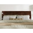 thumbnail image 6 of AFI Valencia King Solid Wood Low Profile Sleigh Platform Bed, Walnut, 6 of 12