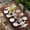 Brown White, variant on American Football Laces Table Cloths for 6 Foot Rectangle Tables, Classic Rugby Sports Patio Waterproof Elastic Fitted Tablecloths, Washable Rectangular Table Cover for Camping