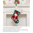 thumbnail image 4 of Chaussette de Noël Cheminée Murale Atmosphères DIY Décoration de Noël Pochette à Bonbons Réutilisable Pendentif de Chambre Enfants Intérieur Extérieur Accessoire Décoratif Vieil Homme, 4 of 6