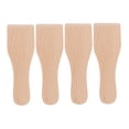 thumbnail image 6 of QIFULL Khaki Wood Spatula Set Wooden Spatulas 4Pcs for Cooking and Spreading, 6 of 8
