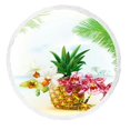thumbnail image 1 of Toalla de playa ABPHQTO Orquídea piña Fruta 150 cm con borlas, 1 of 1