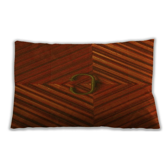 Ahgly Company Outdoor Rectangular Contemporary Lumbar Throw Pillow, 13 inch by 19 inch