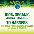 thumbnail image 3 of Natural Factors Whole Earth & Sea, Organic Fermented Greens, Vegan Whole Food Supplement, Unflavored, 6.9 Oz, 3 of 8