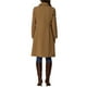 thumbnail image 3 of Abrigo de cuello INSPIRE CHIC para mujer, con botones, de manga larga, estilo A-line, casual, abrigo largo de invierno XL marrón, 3 of 6