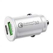 USB C Car Charger Fast Charging[PD30W&QC18W], Type C Car Cigarette Lighter USB Charger, Freedomtech USB-C Car Charger Adapter Compatible with iPhone 14 Pro Max Plus 13 12, iPad, Samsung, Google Pixel