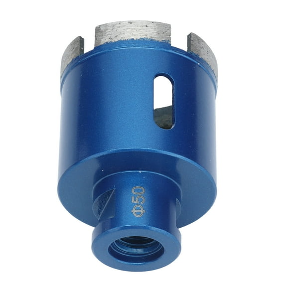 Broca de Diamante Jadeshay 50 mm Azul Con Rosca M14