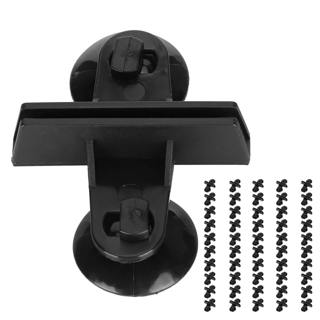 Placa de aislamiento de acuario con ventosa, 50 piezas de plástico para aislamiento de acuario, divisor de plástico, divisor de ventosa, clip de ventosa construido para precisión Jadeshay A