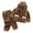 Coffee, variant on Esaierr 2pcs Boys Girls Kids Fleece Pajamas Bathrobe Set Toddler Baby,kids with Hoodie Thickening Fall Winter Romper Robes Toddler Fleece Sleepwear Outfits