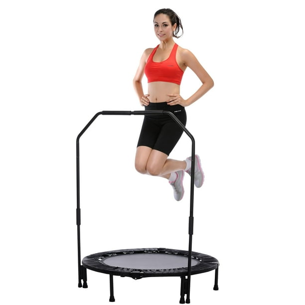 Sunny Health Fitness 40 Inch Foldable Trampoline With Stabilizing Bar Walmart Com Walmart Com