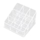 thumbnail image 2 of Caja de almacenamiento de cosméticos acrílicos, vitrina de cosméticos, caja organizadora de lápiz labial compacta transparente para cepillos de tubos 9 rejillas, 2 of 8