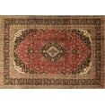 thumbnail image 1 of Ahgly Company Indoor Rectangle Medallion Brown Traditional Area Rugs, 7' x 9', 1 of 4