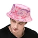 thumbnail image 5 of Sombrero de pescador teñido anudado estampado, sombrero de protección solar para exteriores, sombrero de tazón de doble cara con graffiti, 5 of 5
