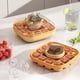 thumbnail image 4 of Bandeja de hielo con tapa, apta para alimentos, para refrigerador doméstico, diseño de 2 niveles, plástico sin BPA, bandeja plegable portátil, para oficina y cocina., 4 of 9