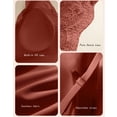 thumbnail image 6 of Soyumi V Neck Cotton Tank Tops with Built-In Shelf Bra Sleeveless Racerback Fitted Basic Cami Shirts High Strechy Sleeveless Slim Fit Workout Tops, Red, 6 of 6