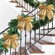 thumbnail image 5 of Adorno navideño de lentejuelas con lazo brillante para la cima del árbol | Corona decorativa | Para colgar en puertas y ventanas | Adorno para fiestas y decoración del hogar en Navidad, 5 of 6