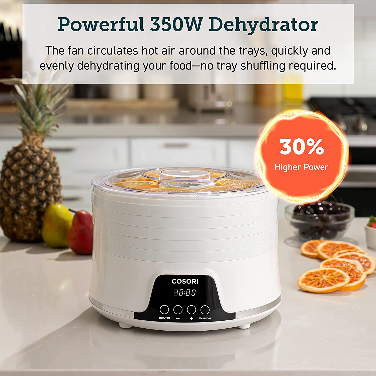 COSORI Food Dehydrator for Jerky, Large Drying Space with 6.48ft², 600W  Dehydrated Dryer, 6 Stainless Steel Trays, 48H Timer - AliExpress