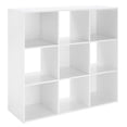 thumbnail image 5 of Whitmor Cube Organizer Bookcase - 9 Section - White - Adult Use, 5 of 7