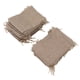 thumbnail image 3 of 50 Uds bolsas de regalo de arpillera con cordón bolsas de joyería de lino bolsas de yute de arpillera de boda para manualidades de fiesta DIY, 3 of 10