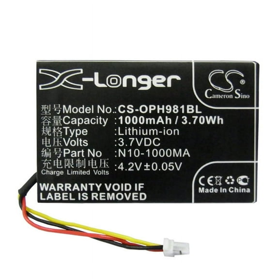 1000mAh Opticon N10-1000MA Battery for OPL-9715 OPL-9727 PHL-1300 OPL-9815 OPL-9725 OPL-9714