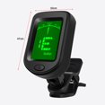 thumbnail image 4 of PEACNNG Guitar Tuner Clip On Tuner Digital Electronic Tuner Acoustic with LCD Display for Guitar Bass Violin Ukulele Beginner Black LGL-01, 4 of 8