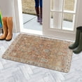 thumbnail image 5 of Bohemian Light Orange Patterned Carpet Door Mat 30 X 17 Inch Welcome Doormat Indoor Outdoor Entrance Floor Mat Non Slip Spring Summer Decor Rubber Mats, 5 of 6