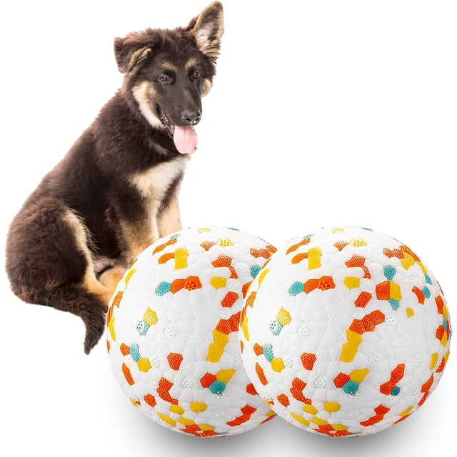 Pelota de juguete para perros JEROCK indestructible para masticadores agresivos