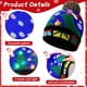 thumbnail image 5 of Gorro de Navidad LED nuevo 2024, gorro de punto con luz LED intermitente creativo, gorro de punto de color cálido para invierno, regalo de Navidad, 5 of 5