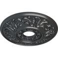 thumbnail image 3 of Ekena Millwork 18"OD x 3 1/2"ID x 1"P Valletta Ceiling Medallion (Fits Canopies up to 3 1/2"), Hand-Painted Pewter, 3 of 6