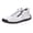 White, variant on NOKIO Men's Retro Sneakers Fashion Side Zipper Outdoor Sport Shoes Comfortable Elastic Strap Sπ
ip On Casual Shoes Lightweight Dress Walking Driving Shoes