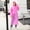 Pink, variant on Casual Long Sleeve Windbreaker Translucent EVA Material for Men Women Outdoor Travel Emergency Rain Protection Gear