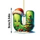 thumbnail image 1 of Rapeiae 2D Acrylic Christmas Tree 26 Letter Pendant Decorative Gift Family Christmas Party Pendants, 1 of 5