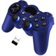 thumbnail image 2 of USB Wireless Gaming Controller GamePad para PC/computadora portátil (Windows XP/7/8/10) y PS3 y Android & Steam (azul) esquí esquí Gafas de esquí, 2 of 5
