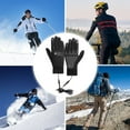 thumbnail image 3 of USB Heated Gloves under 5! CQCYD USB Heated Gloves, Motorcycle Riding Gloves with Touchscreen, Windproof Warm Gloves for Outdoor Winter Sports Activities, 3 of 9