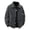 Black-1, variant on Gtoiithly Men's Casual Lapel Collar Jacket Biker Motorcycle Jackets Long Sleeve Full Zip up Cardigan Outwear Coat with Pockets Black-2 XXL