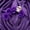 F004- Purple, variant on Halloween Party Supply, Halloween Party Supplies, Floral Decorations for Party, Black Party Decorations, Red Artificial Flower Skull Dark Gothic Hoop, 8 Inch, 1 Pack