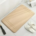 thumbnail image 1 of YAOMOBB Non-slip Shower Mat Quick Dry Memory Foam Bath Mat Ultra Soft Water Absorbent Machine Washable Bathroom Rug for Shower and Tub, 1 of 6