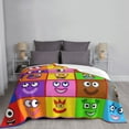 thumbnail image 2 of Numberblocks Throw Blanket Couch Bed Sofa Soft Lightweight Warm Cozy Flannel Fleece Bed Blanket For Kids Adults Gift Multiple Sizes Available 40"X30", 2 of 7