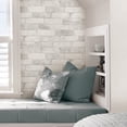 thumbnail image 4 of Papier Peint Autocollant Loft Brick, Blanc & Blanc Cassé, 4 of 7