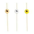 thumbnail image 1 of Bewildely 100 Uds. Brochetas desechables creativas fruta bambú aperitivo cóctel postre palillos Buffet sándwich 12cm Tricolor Type3 NO3, 1 of 6