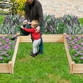thumbnail image 3 of Patiojoy Elevated Garden Bed U-shaped Wooden Planters Flexible Combination Suitable for Vegetable Flower Herb, 3 of 7