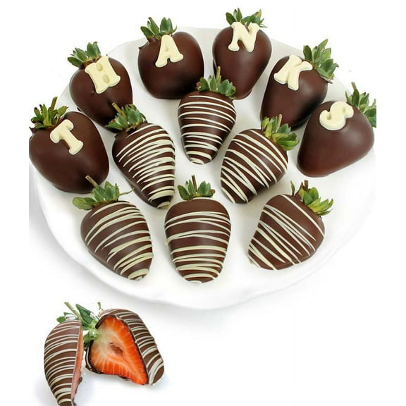 From You Flowers - Thanks Chocolate Covered Strawberries (12 pieces)
