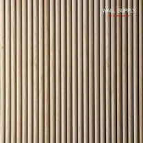 Wall!Supply Ultralight Linari Round Natural HD Printed Wall Panel - 3D EPS Foam Wall Panels - Easy DIY Installation - Natural Wood Look Finish - Set of 4 Panels (24.97 sq ft)