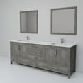 thumbnail image 5 of Jacques 80" W Distressed Grey Double Vanity, Cultured Marble Top, Faucet Set, & 30" Mirror, 5 of 8